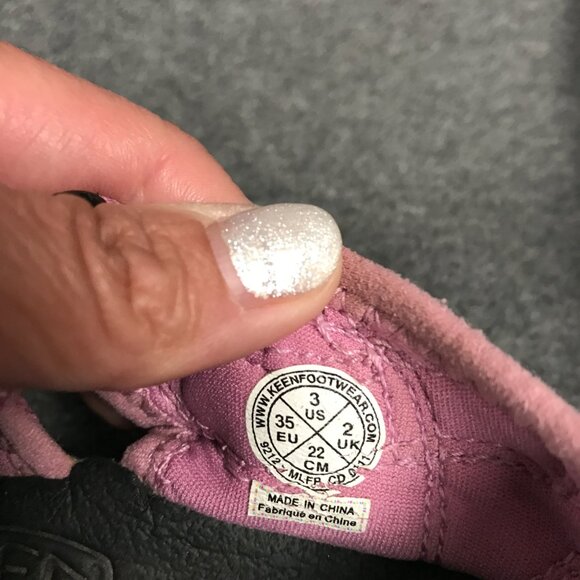 KEEN Newport H2 Kids 3 Pink Floral Waterproof Closed Toe Walking Hiking Sandals - Picture 7 of 8